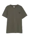 C.p. Company Logo-patch Cotton T-shirt In Gold