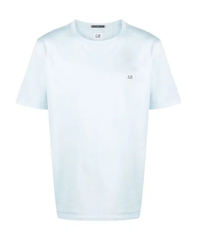 C.p. Company Logo-patch Cotton T-shirt In White