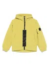 C.P. COMPANY LOGO-PATCH HOODED JACKET