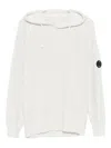C.p. Company Hoodie Mit Linsen-detail In Neutral