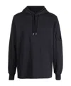 C.p. Company Logo-patch Long-sleeve Hoodie In Black