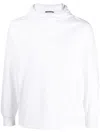 C.p. Company Logo-patch Long-sleeve Hoodie In White