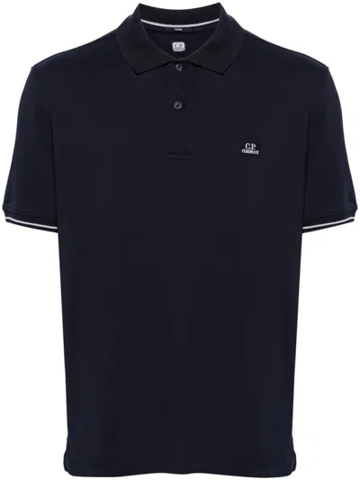 C.p. Company Tacting Polo Shirt In Blue