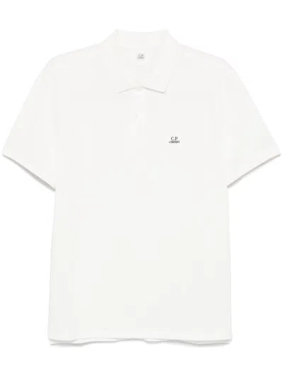 C.P. COMPANY LOGO-PATCH POLO SHIRT