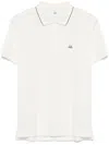 C.p. Company C.p.company Stretch Piquet Short Sleeve Polo In White