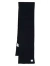 C.p. Company Logo-patch Scarf In Blue