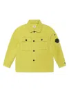 C.p. Company Logo-patch Shirt In Green