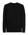C.p. Company Cp Company Diagonal Raised Fleece Crew Neck Lens Sweatshirt In Nude