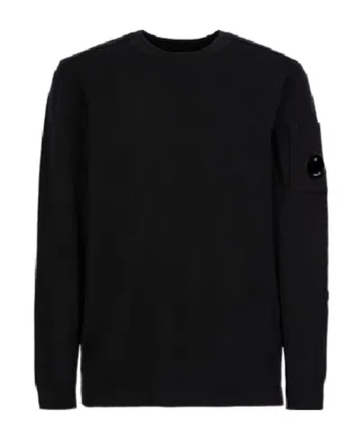 C.P. COMPANY LOGO PATCH SWEATER