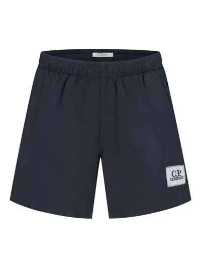 C.p. Company Kids' Logo-patch Swim Shorts