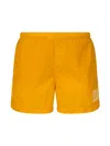 C.p. Company Swim Shorts In Yellow