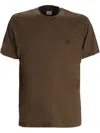 C.p. Company Logo-patch T-shirt In 绿色