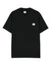 C.p. Company Logo-patch T-shirt In Black