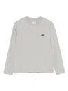 C.p. Company Logo-patch T-shirt In White