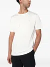 C.p. Company Logo Embroidered T-shirt In White