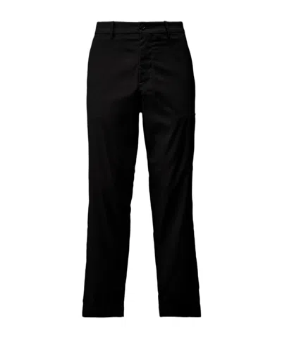 C.p. Company Logo-patch Trousers In Black