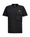 C.p. Company Short-sleeve Cotton T-shirt In Black