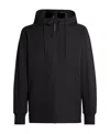 C.p. Company Logo-print Cotton Hoodie In Black