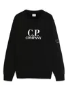 C.p. Company Cp Company Boys Black Kids Graphic-print Crewneck Cotton-jersey Sweatshirt 4-14 Years In Black