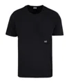 C.p. Company Logo-print Cotton T-shirt In Blue