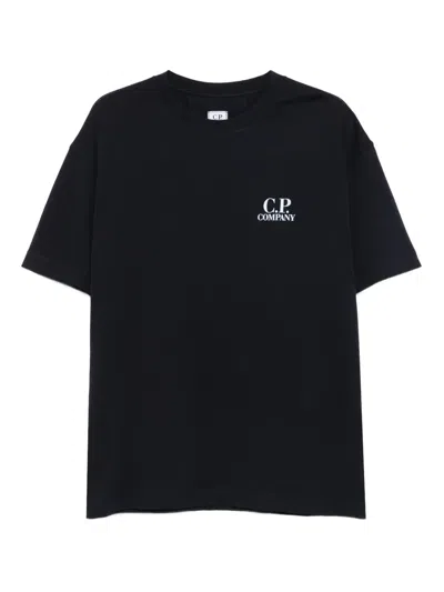 C.p. Company T-shirt In Jersey In Black