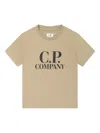 C.p. Company Logo-print Cotton T-shirt In Brown