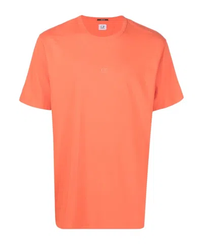 C.P. COMPANY LOGO-PRINT COTTON T-SHIRT