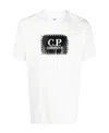 C.p. Company C.p.company 30/1 Jersey Logo Label T-shirt In White