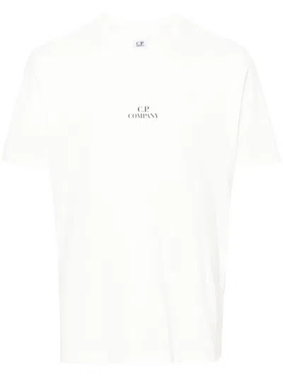 C.P. COMPANY LOGO-PRINT COTTON T-SHIRT