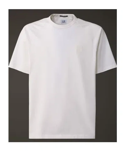 C.p. Company Cp Company Logo T Shirt In White