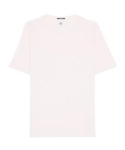 C.p. Company Logo-print Cotton T-shirt In White