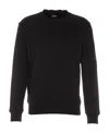 C.p. Company Cp Company Diagonal Raised Fleece Crew Neck Lens Sweatshirt In Nude