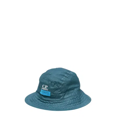 C.P. COMPANY LOGO-PRINT GORE-TEX BUCKET HAT