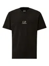 C.p. Company Mens Graphic-print Relaxed-fit Cotton T-shirt Black Xxl In Black