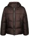 C.p. Company Logo-print Jacket In Brown