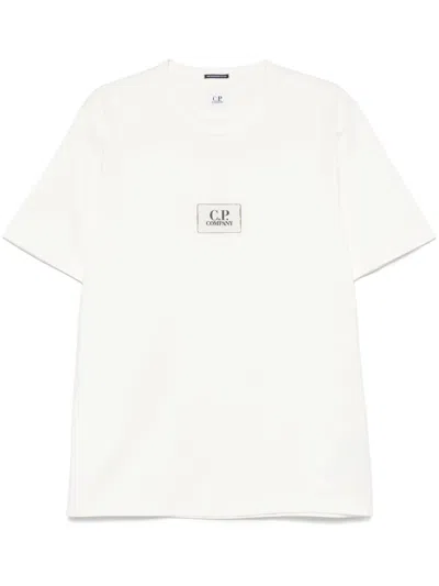 C.P. COMPANY LOGO-PRINT JERSEY T-SHIRT