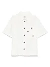 C.p. Company Logo-print Shirt In 白色