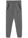 C.p. Company Logo-print Sweatpants In Grey