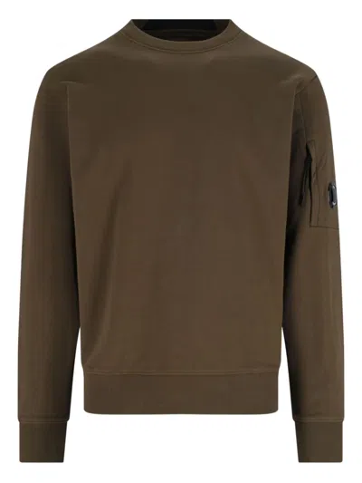 C.P. COMPANY LOGO-PRINT SWEATSHIRT