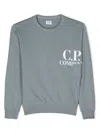 C.p. Company Logo-print Sweatshirt In Grey