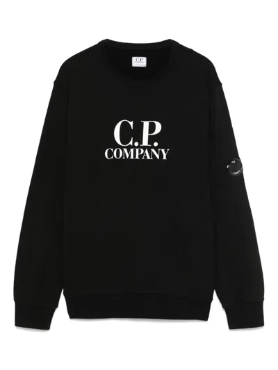 C.P. COMPANY LOGO-PRINT SWEATSHIRT