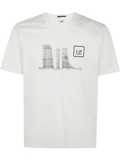 C.P. COMPANY LOGO-PRINT T-SHIRT
