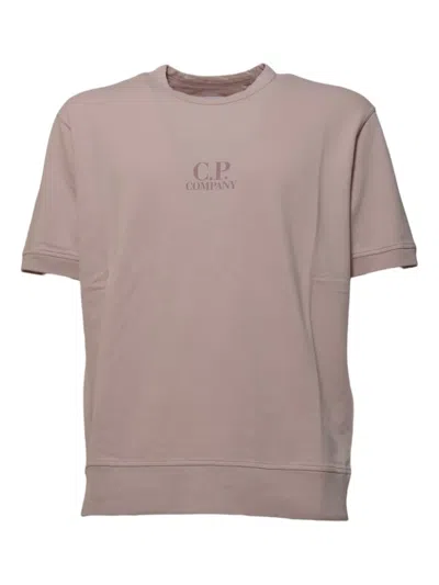 C.p. Company Logo-print T-shirt In Pink