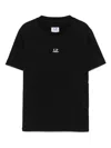C.p. Company Logo-print T-shirt In Black