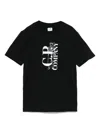 C.p. Company Logo-print T-shirt In Black