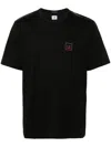 C.p. Company Metropolis Series Mercerized Jersey Urban Mobility T-shirt In Black