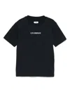 C.p. Company Jersey T-shirt With Logo Print Kids In Blue