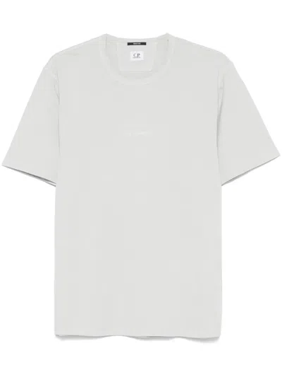 C.p. Company Logo-print Cotton T-shirt In Blue