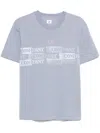 C.p. Company Logo-print T-shirt In Blue