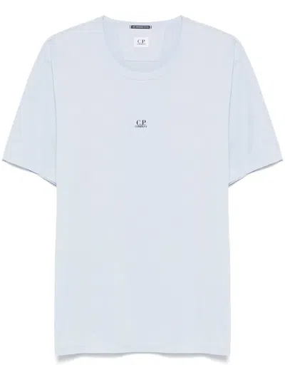 C.p. Company Logo-print T-shirt In Blue